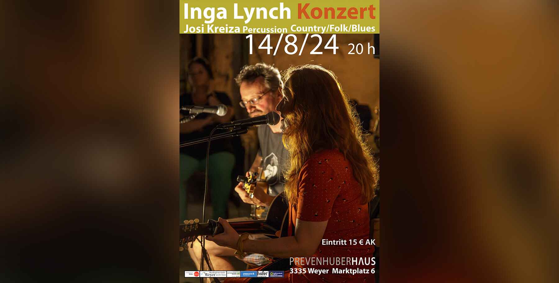 Konzert | Inga Lynch und Josi Kreiza, Country, Folk und Blues